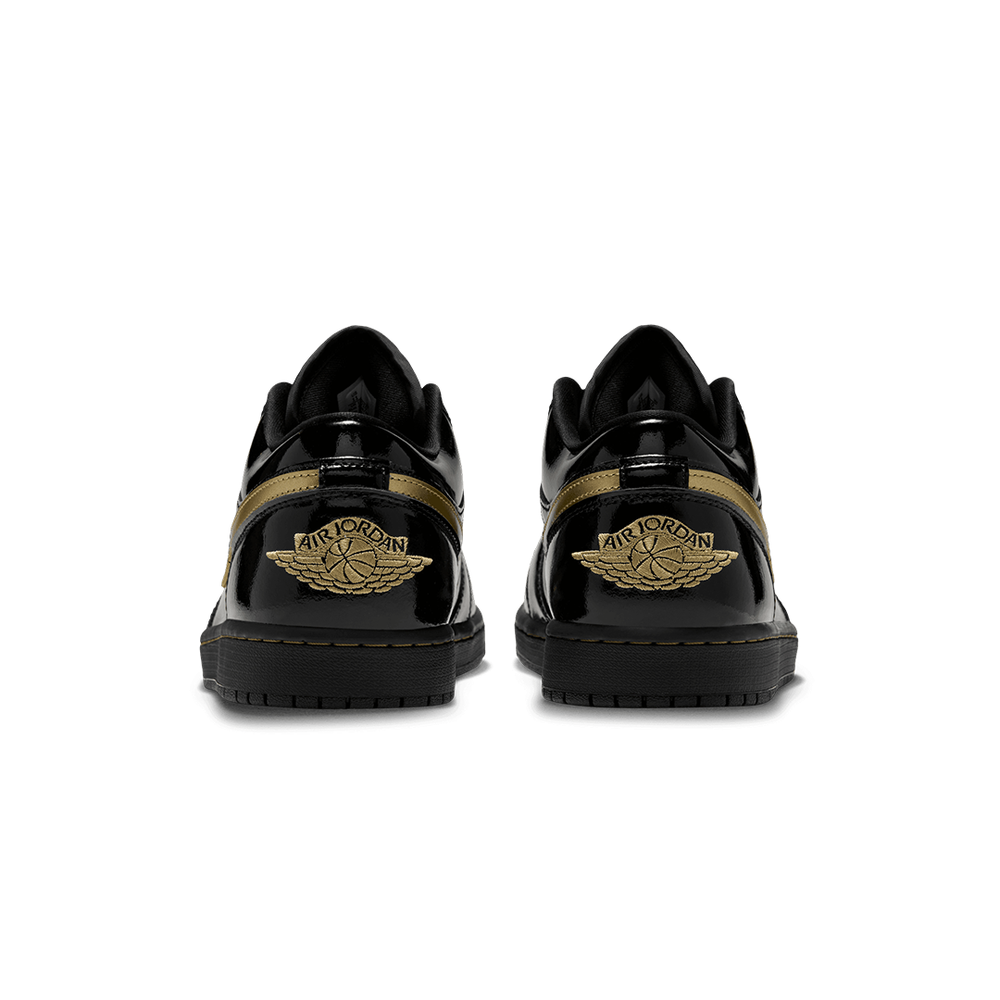 AIR JORDAN 1 LOW BLACK / METALLIC GOLD