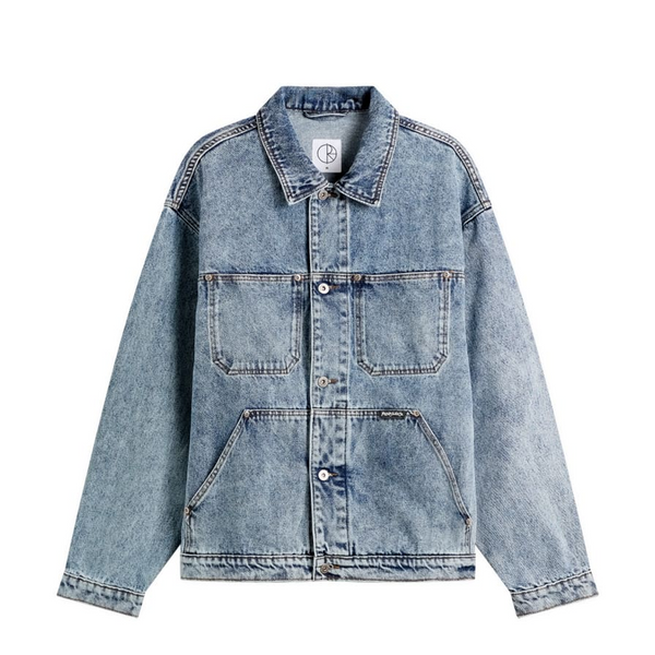 PATRIK JACKET HEAVY WASHED BLUE