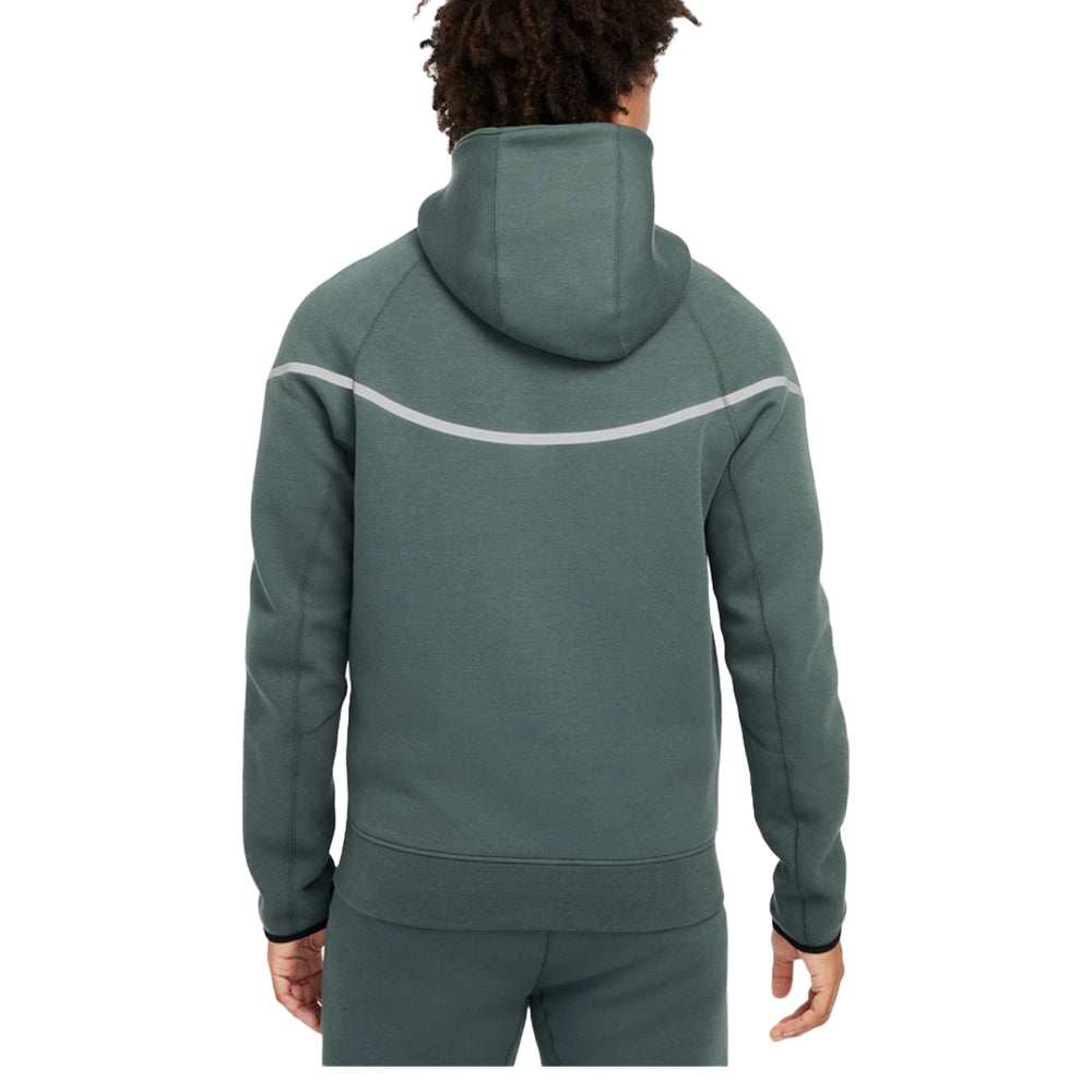 SPORTSWEAR TECH FLEECE FULL ZIP-JACKET VINTAGE GREEN/BEMIS SILVER