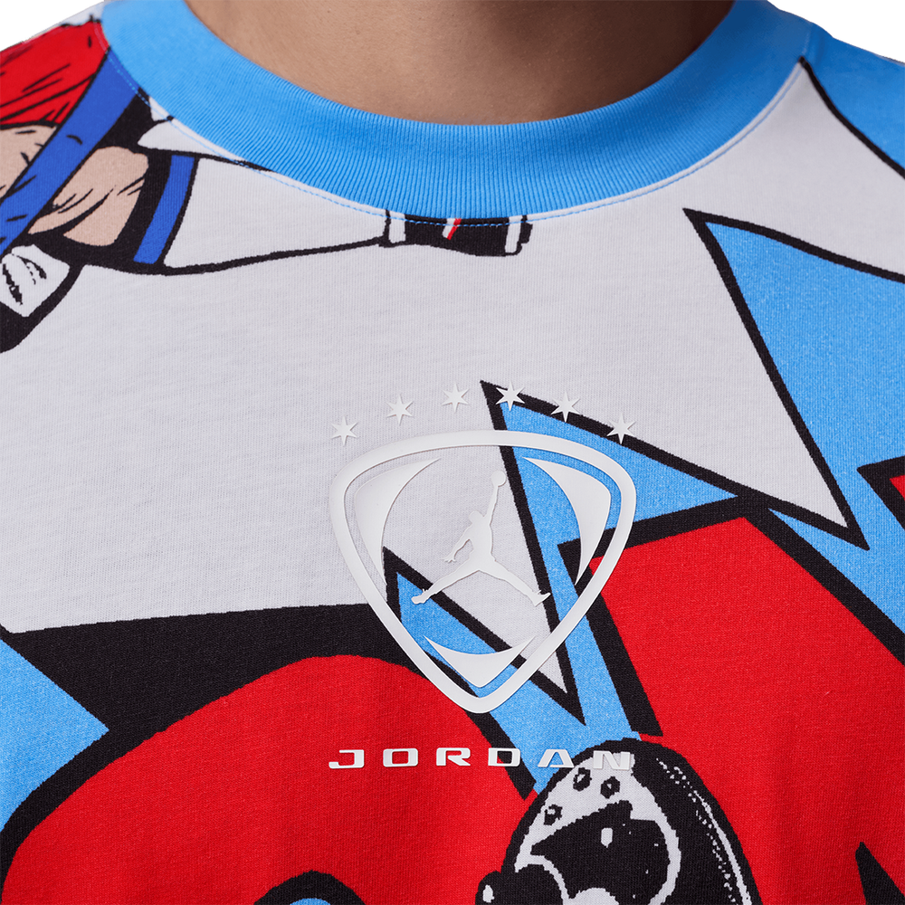 JORDAN BROOKLYN GRAPHIC T-SHIRT WHITE/MULTI