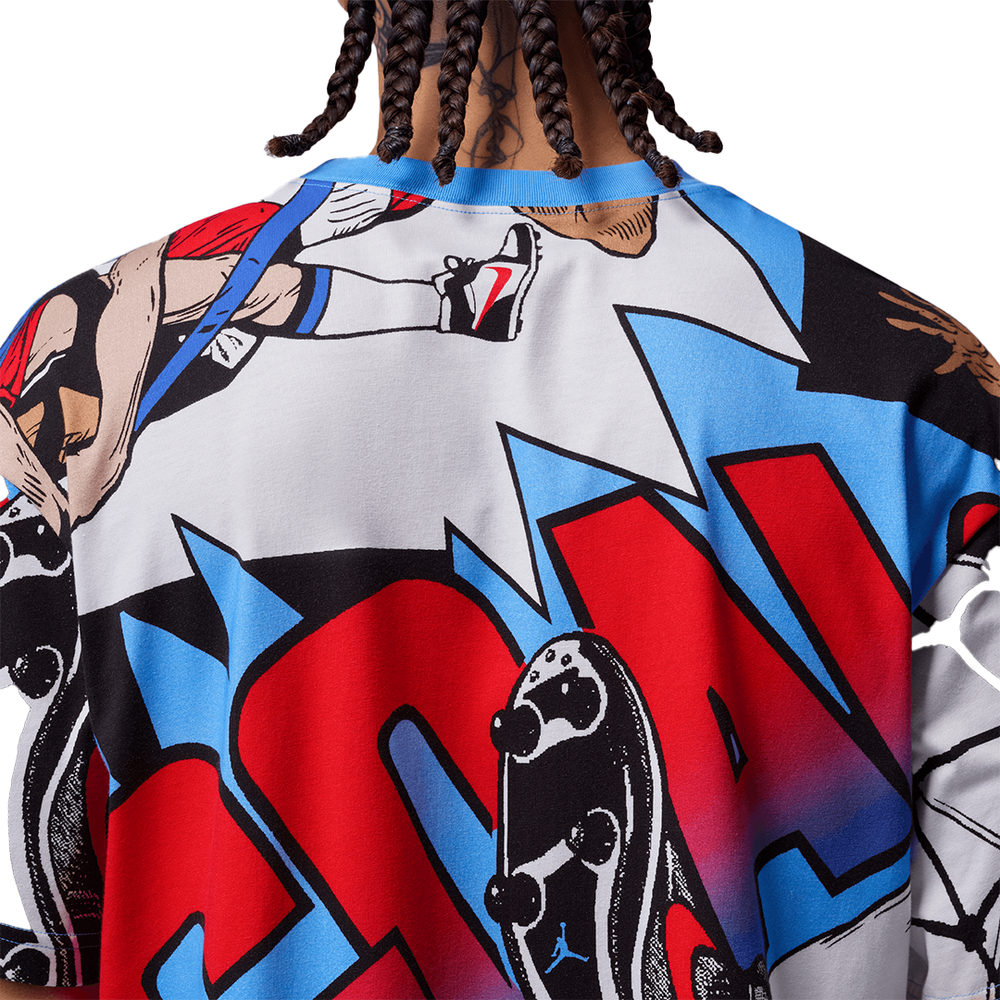 JORDAN BROOKLYN GRAPHIC T-SHIRT WHITE/MULTI