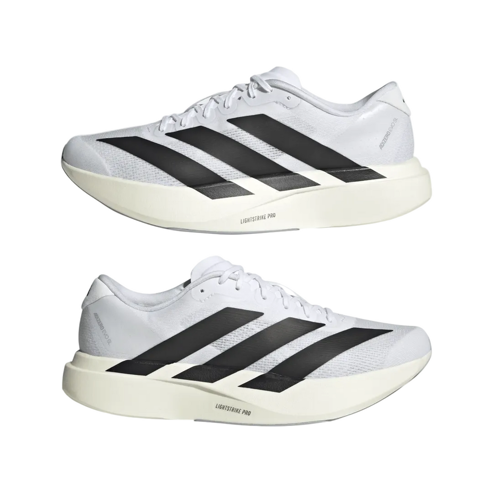 ADIZERO EVO SL LIGHTSTRIKEPRO CLOUD WHITE / CORE BLACK