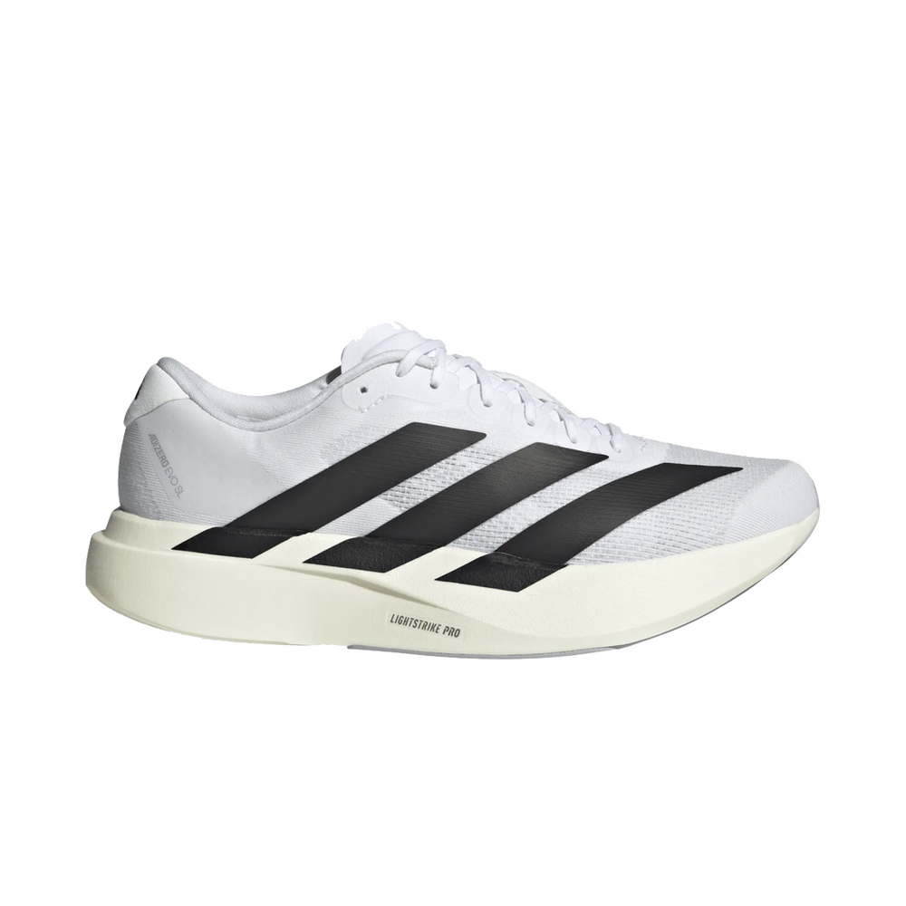 ADIZERO EVO SL LIGHTSTRIKEPRO CLOUD WHITE / CORE BLACK
