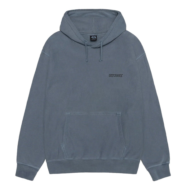 JUMBO PIGMENT DYED HOODIE NAVY