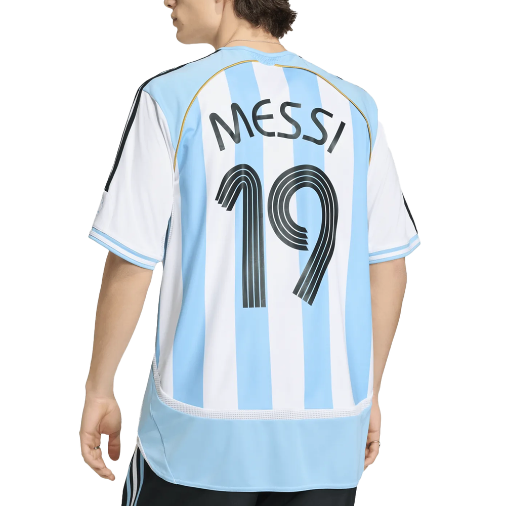 ARGENTINA HOME 2006 MESSI JERSEY WHITE