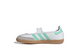 KIDS' SAMBA JANE SHOES CLOUD WHITE / EASY GREEN
