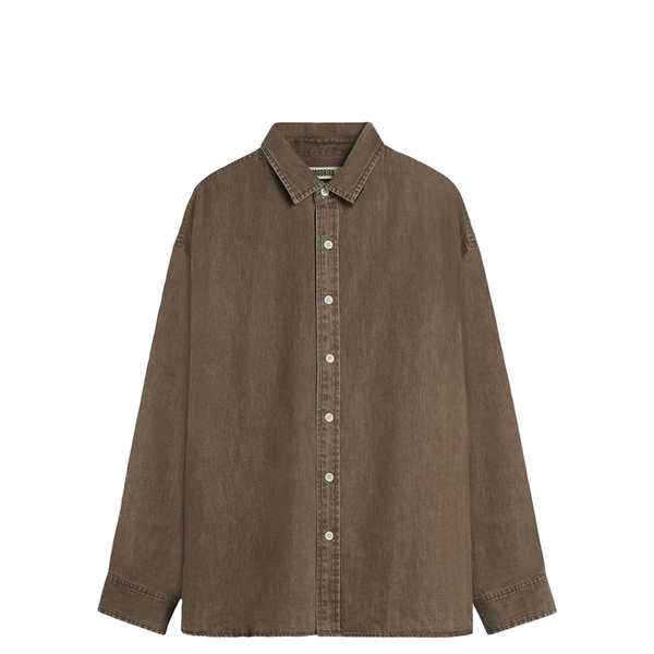 JONG WASHED SHIRT BROWN