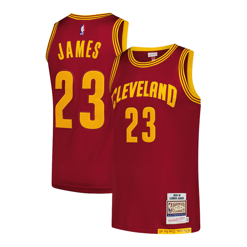 LEBRON JAMES CLEVELAND CAVALIERS JERSEY BURGUNDY