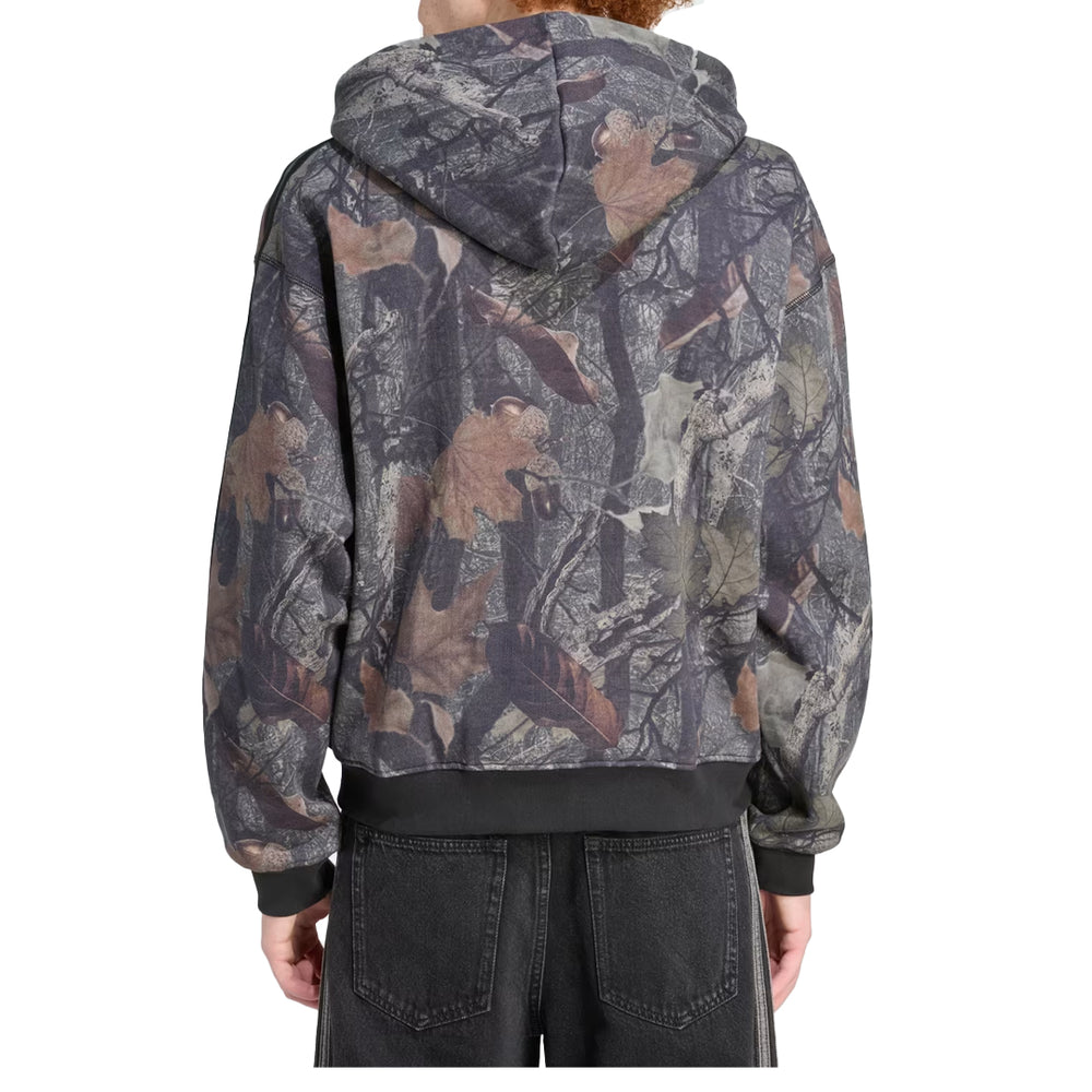 CAMO HOODED FULL ZIP HOODIE