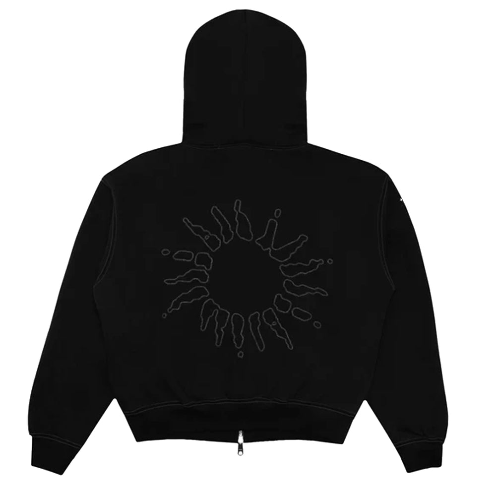 SIGNATURE ZIP HOODIE BLACK/ GREY