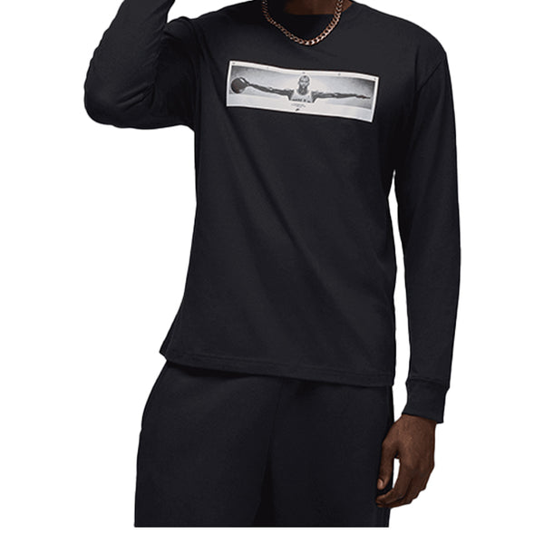 JORDAN LONG SLEEVE T-SHIRT BLACK