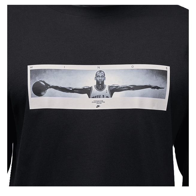 JORDAN LONG SLEEVE T-SHIRT BLACK