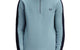 RIBBED SLEEVE HALF ZIP JUMPER
