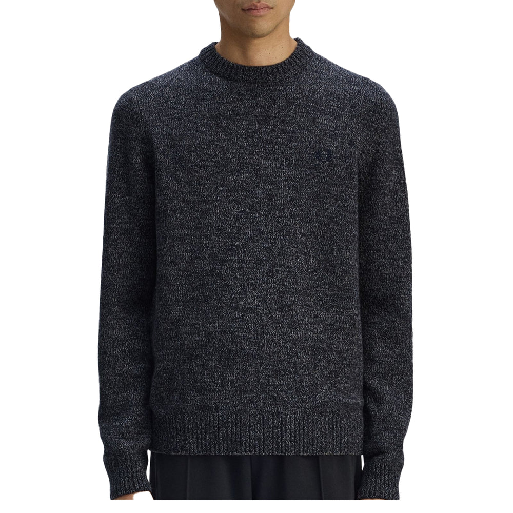 TWISTED MARL JUMPER NAVY