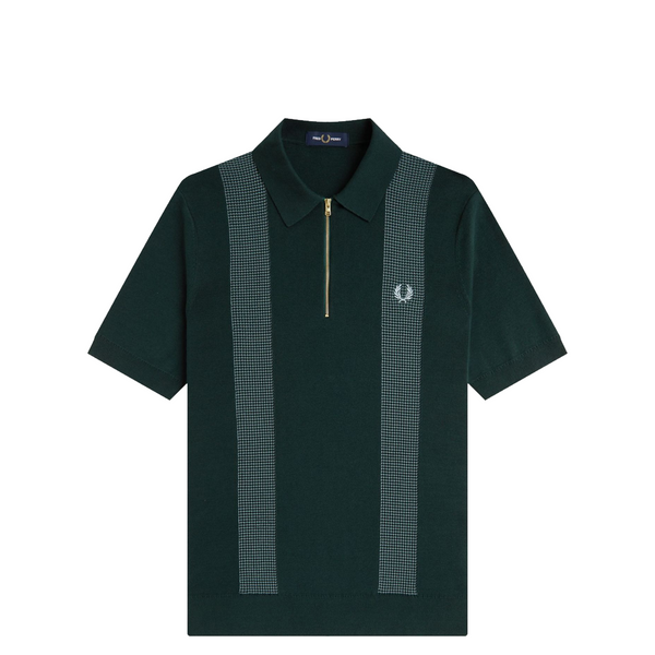 PANEL DETAILED KNITTED SHIRT