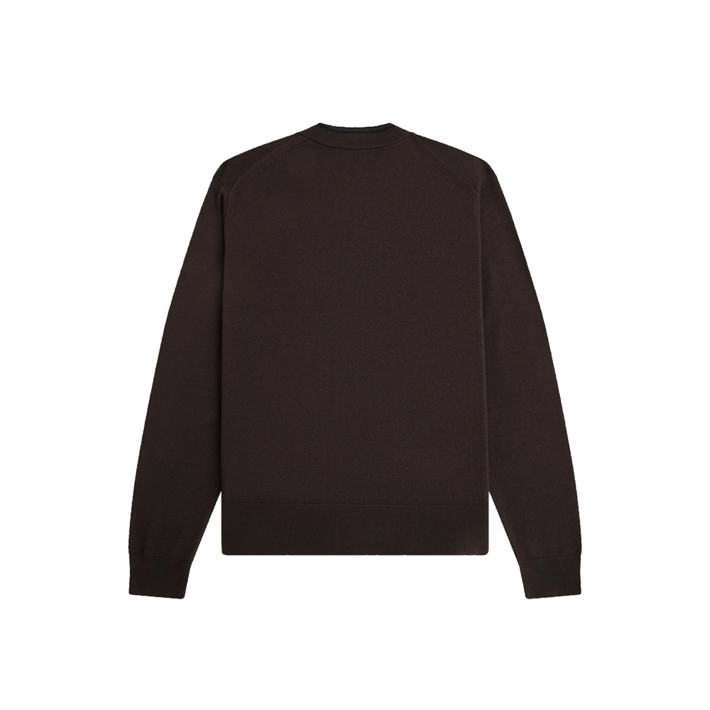 CLASSIC CARDIGAN RICH BROWN