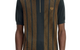 TEXTURED PANEL KNITTED SHIRT NIGHT GREEN
