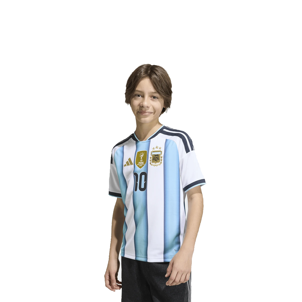 KIDS ARGENTINA 26 HOME MESSI JERSEY WHITE/ICE BLUE