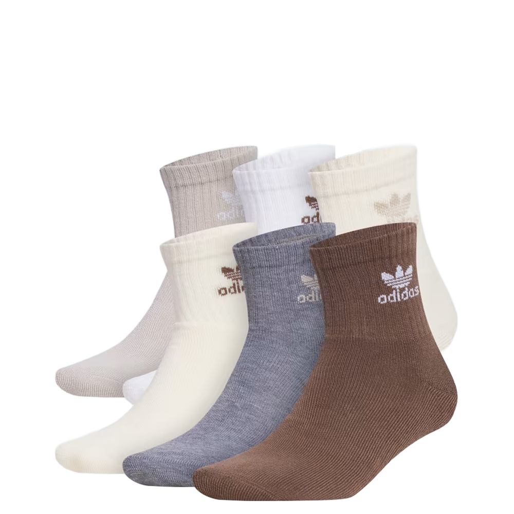 TREFOIL QUARTER SOCKS 6 PAIRS