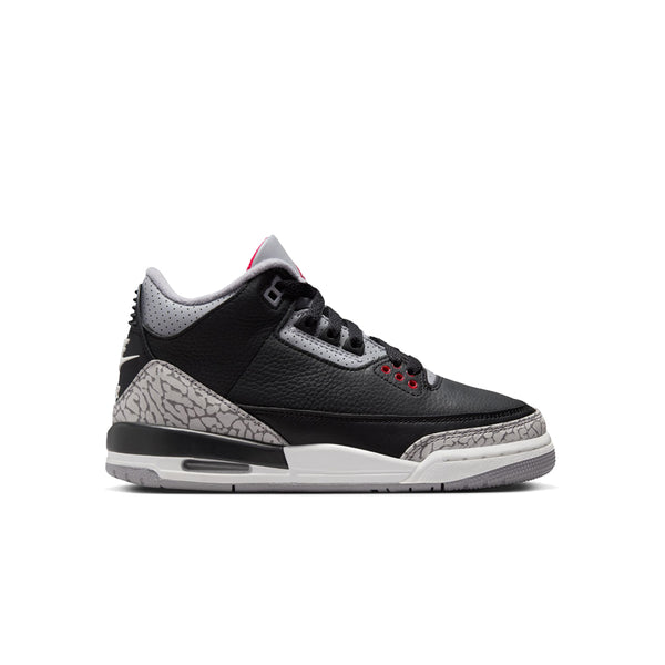 AIR JORDAN 3 RETRO (GS) "BLACK CEMENT"