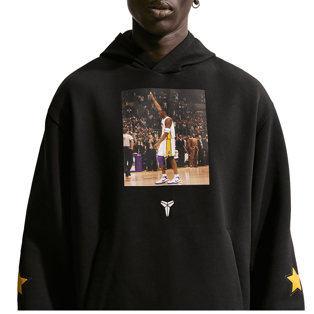 KOBE DRI-FIT FLEECE PULLOVER BASKETBALL BLACK HOODIE