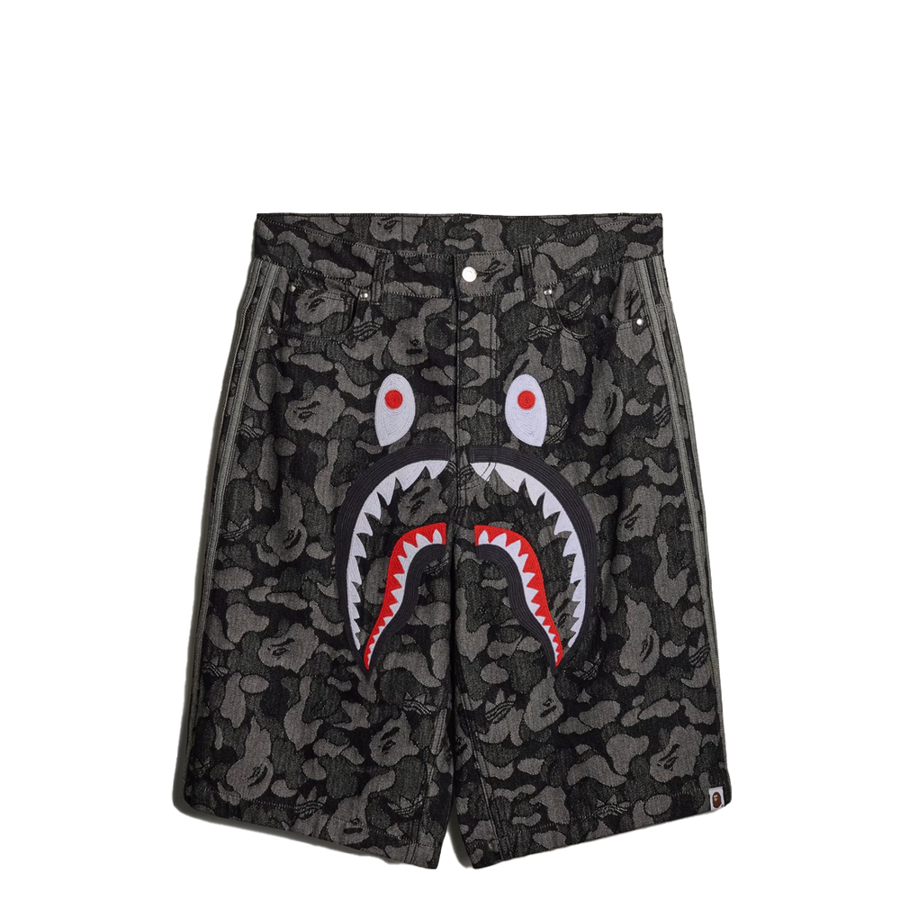 ADIDAS X BAPE SHARK DENIM JORTS