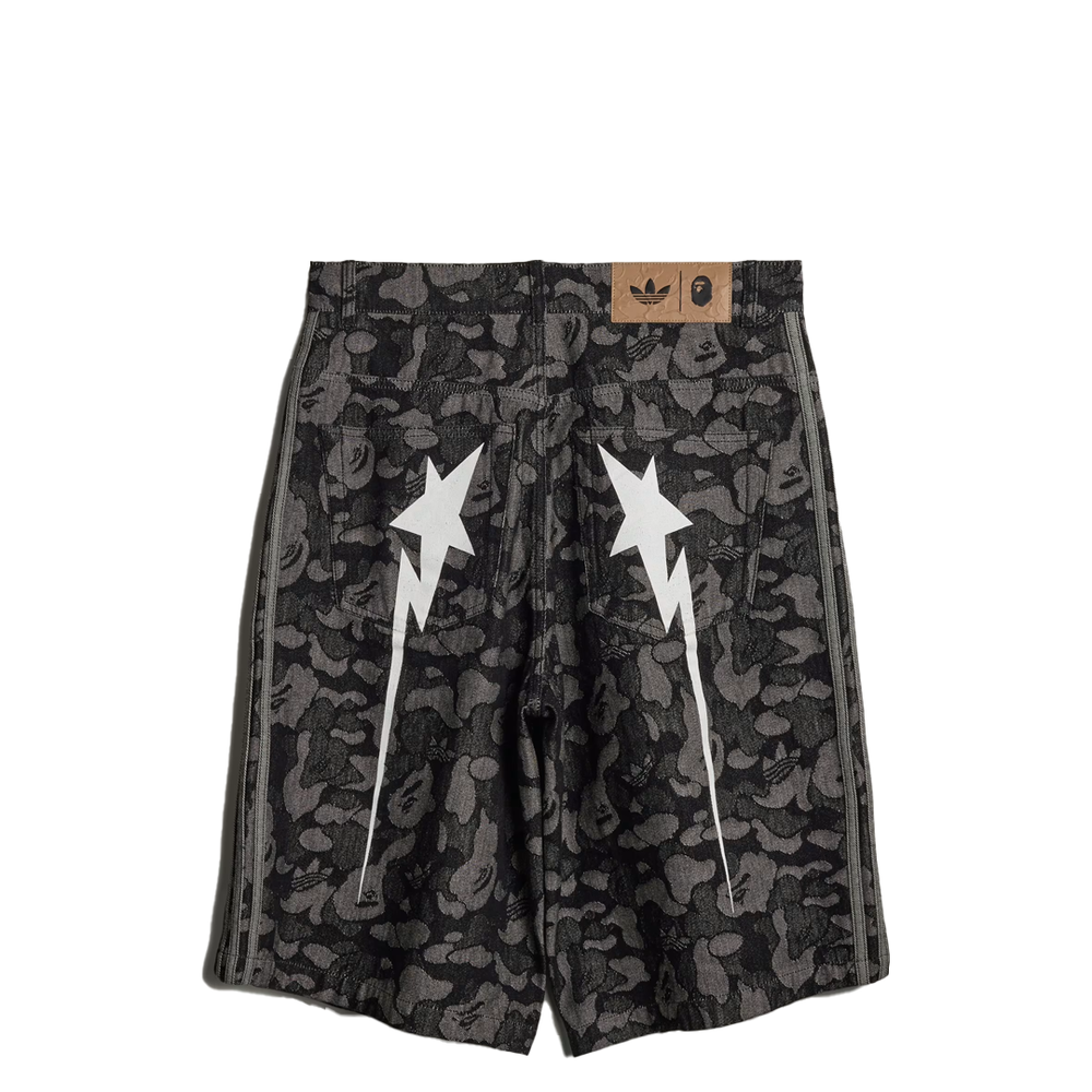 ADIDAS X BAPE SHARK DENIM JORTS