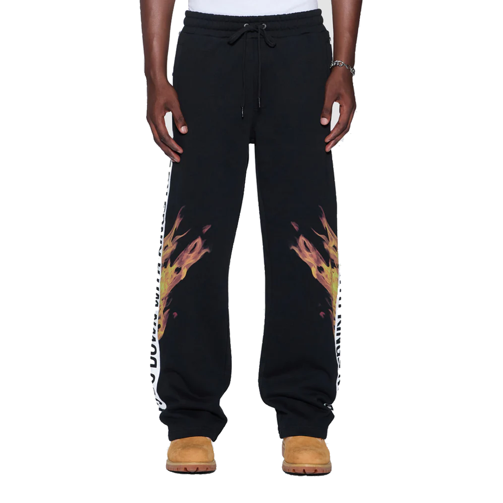 KINGS SYNTHESIS TRACK PANTS BLACK