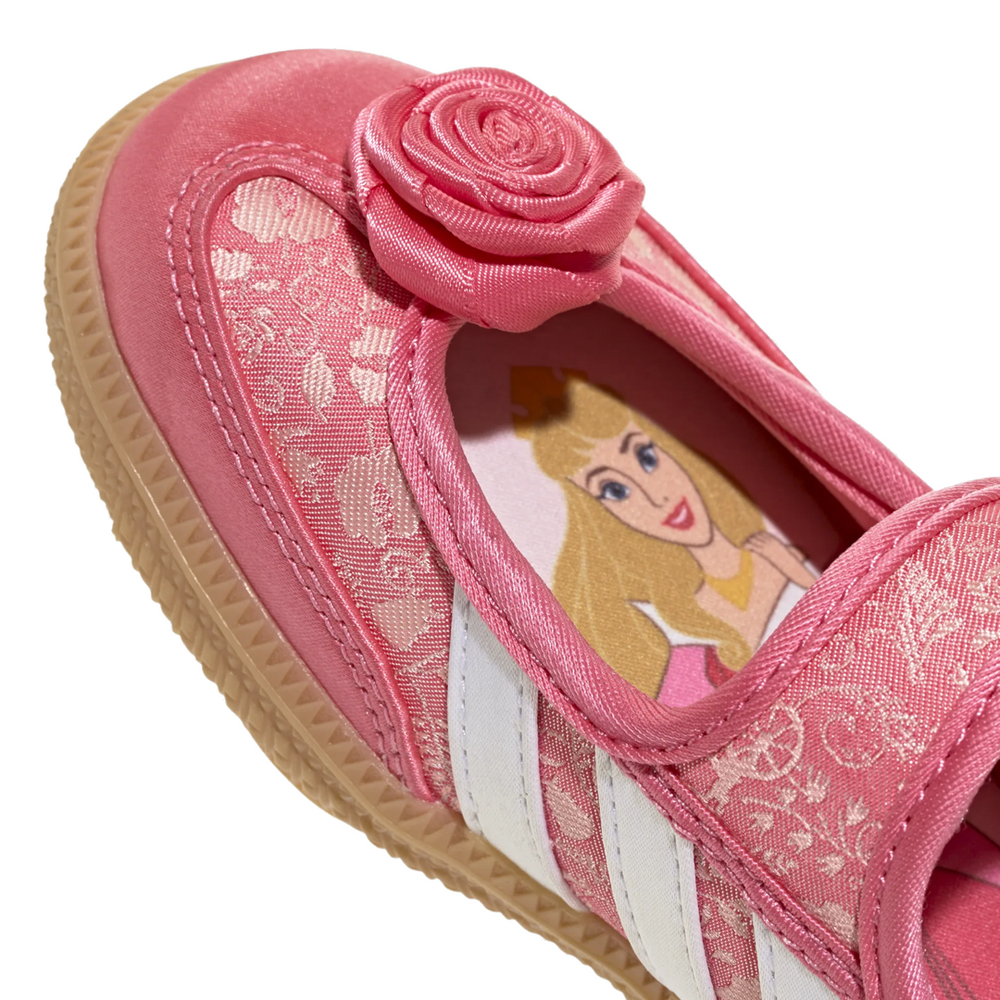KIDS' DISNEY PRINCESS SAMBA JANE SHOES PINK GLOW