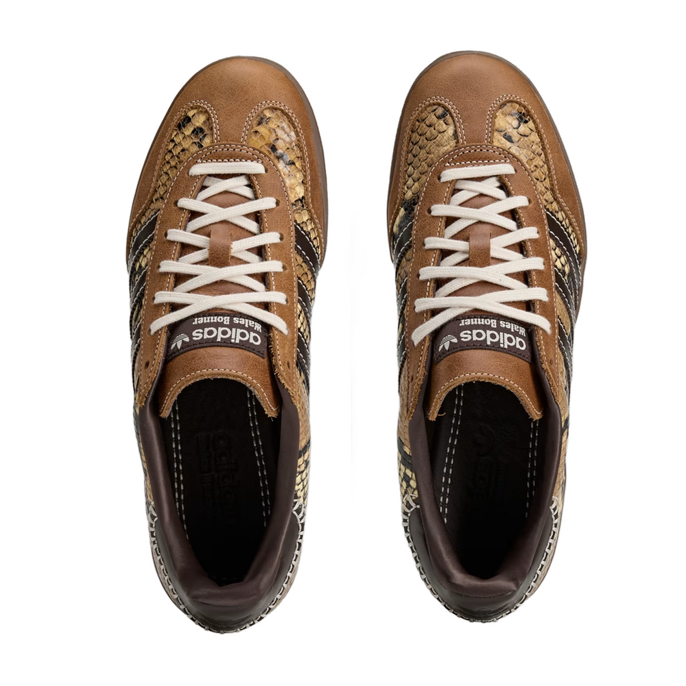 WALES BONNER x ADIDAS GAZELLE INDOOR SHOES SNAKESKIN BROWN