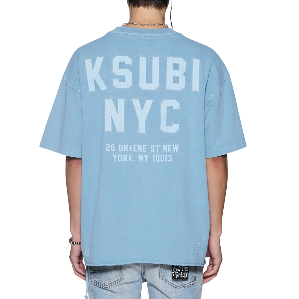 K-LOCK BIGGIE SHORT SLEEVE T-SHIRT SUMMER BLUE