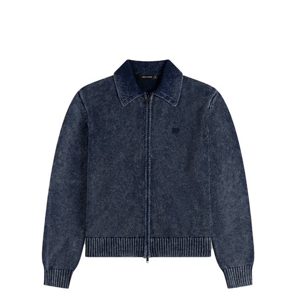 INDIGO KNIT CARDIGAN