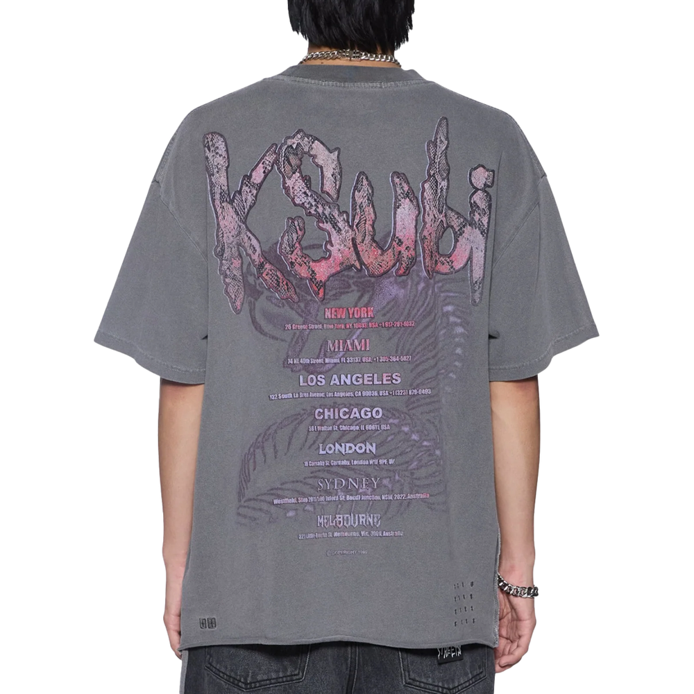 KNOTTED EKCESS SS T-SHIRT CHARCOAL
