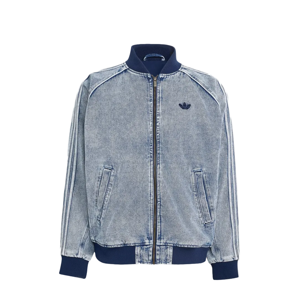 SUPERSTAR GOTHIC DENIM TRACK TOP BLUE