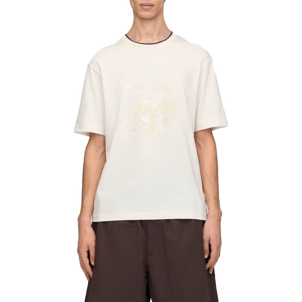 WALES BONNER X Y3 GRAPHIC T-SHIRT CREAM WHITE