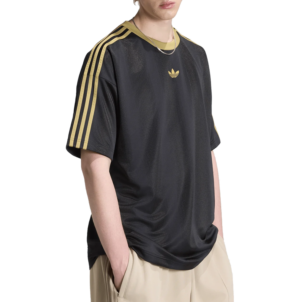 ADICOLOR JACQUARD JERSEY T-SHIRT BLACK