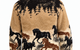 PRINTED SHERPA JACKET WILD HORSES 2.0