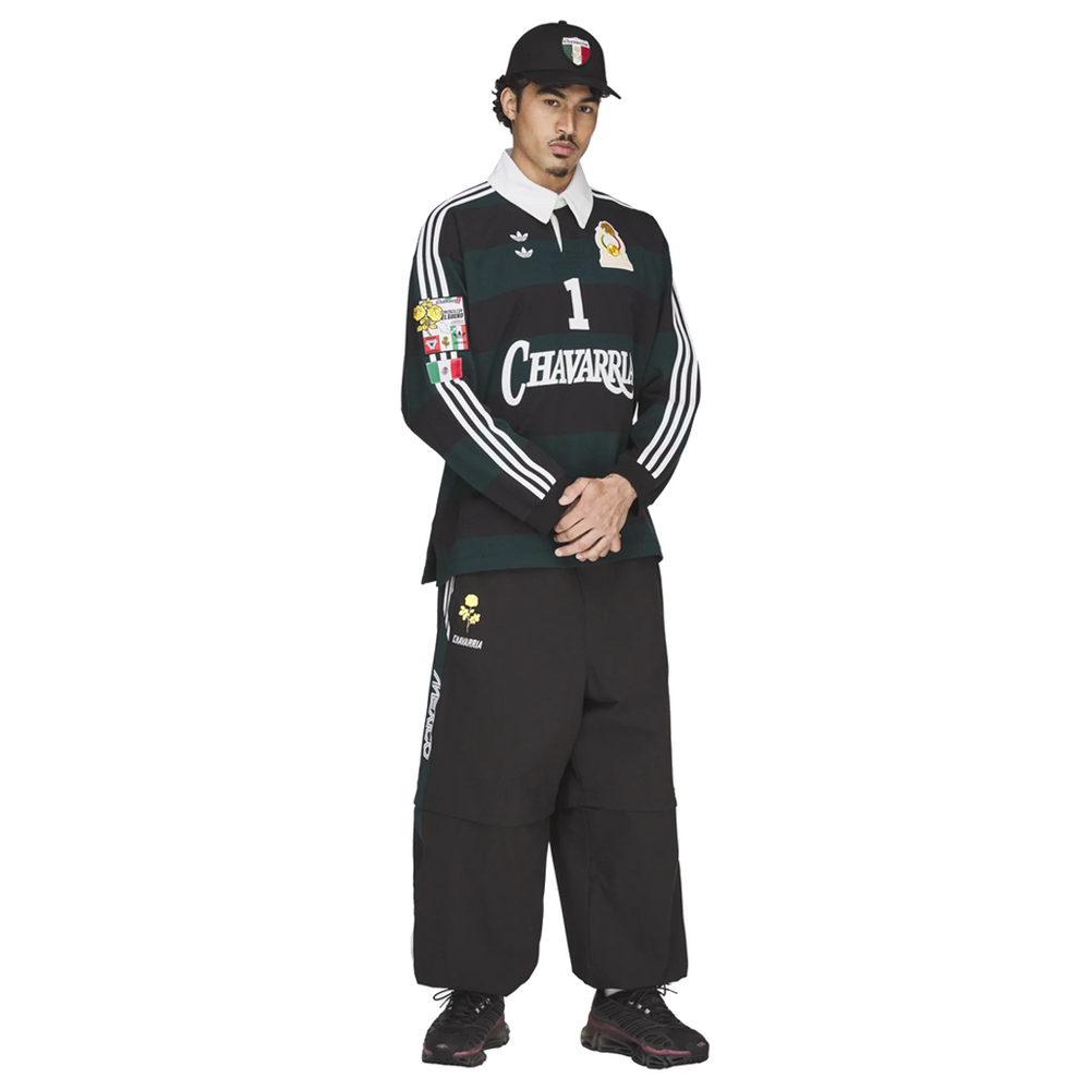 CHAVARRIA LS RUGBY SHIRT BLACK