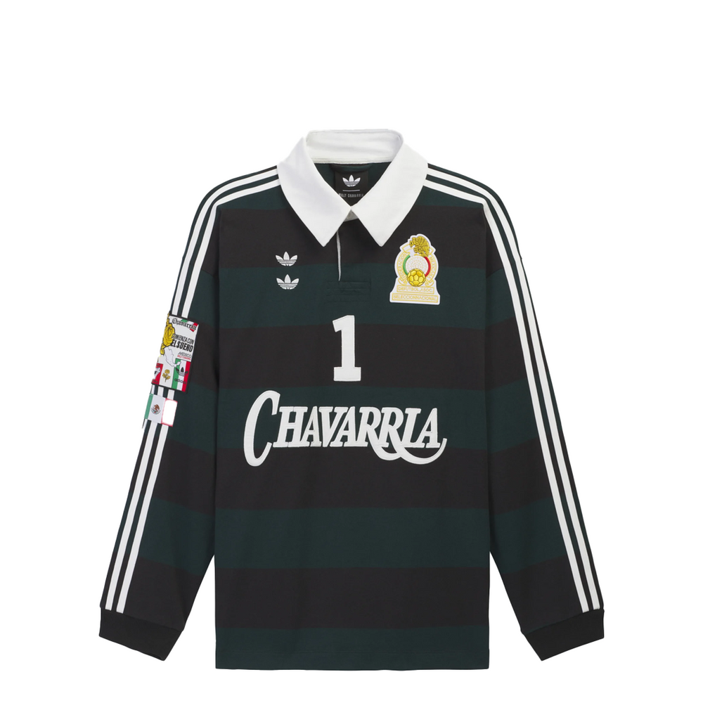 CHAVARRIA LS RUGBY SHIRT BLACK