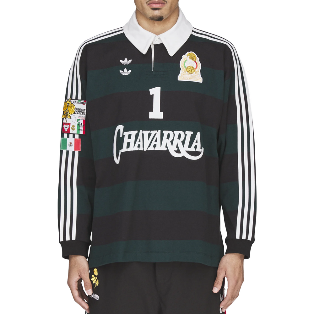 CHAVARRIA LS RUGBY SHIRT BLACK