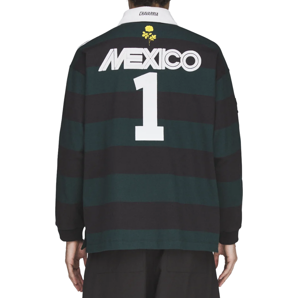 CHAVARRIA LS RUGBY SHIRT BLACK