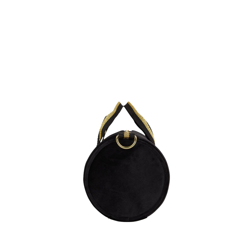 AMY WINEHOUSE MINI VELOUR BARREL BAG