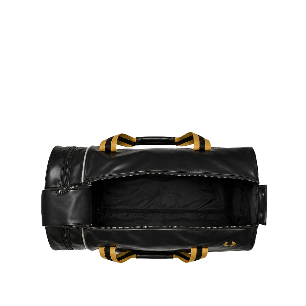 TIPPED CLASSIC BARREL BAG BLACK/GOLD
