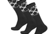 CLAMP ARROWS MID CALF CREW SOCKS-3 PACK BLACK