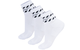 STRIPES DIAGS BELOW THE CALF QUARTER SOCKS-3 PACK WHITE