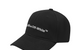 HORIZONTAL EMBROIDERED CURVED BRIM TWILL CAP BLACK