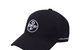 OFF EMBROIDERED CURVED BRIM TWILL CAP BLACK