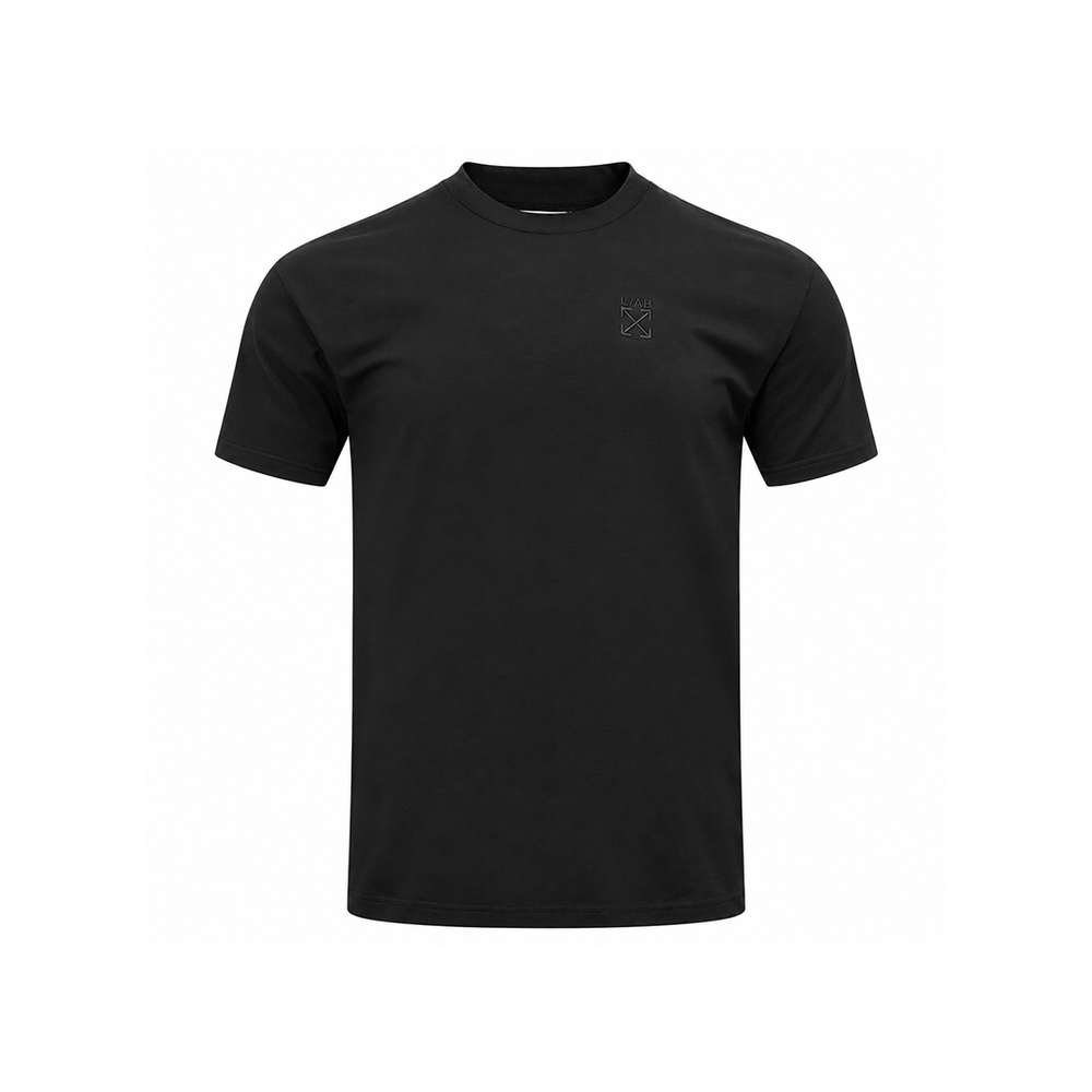 CLAMP ARROWS CHEST LOGO CLASSIC CREW UNDERSHIRTS - 3 PACK BLACK