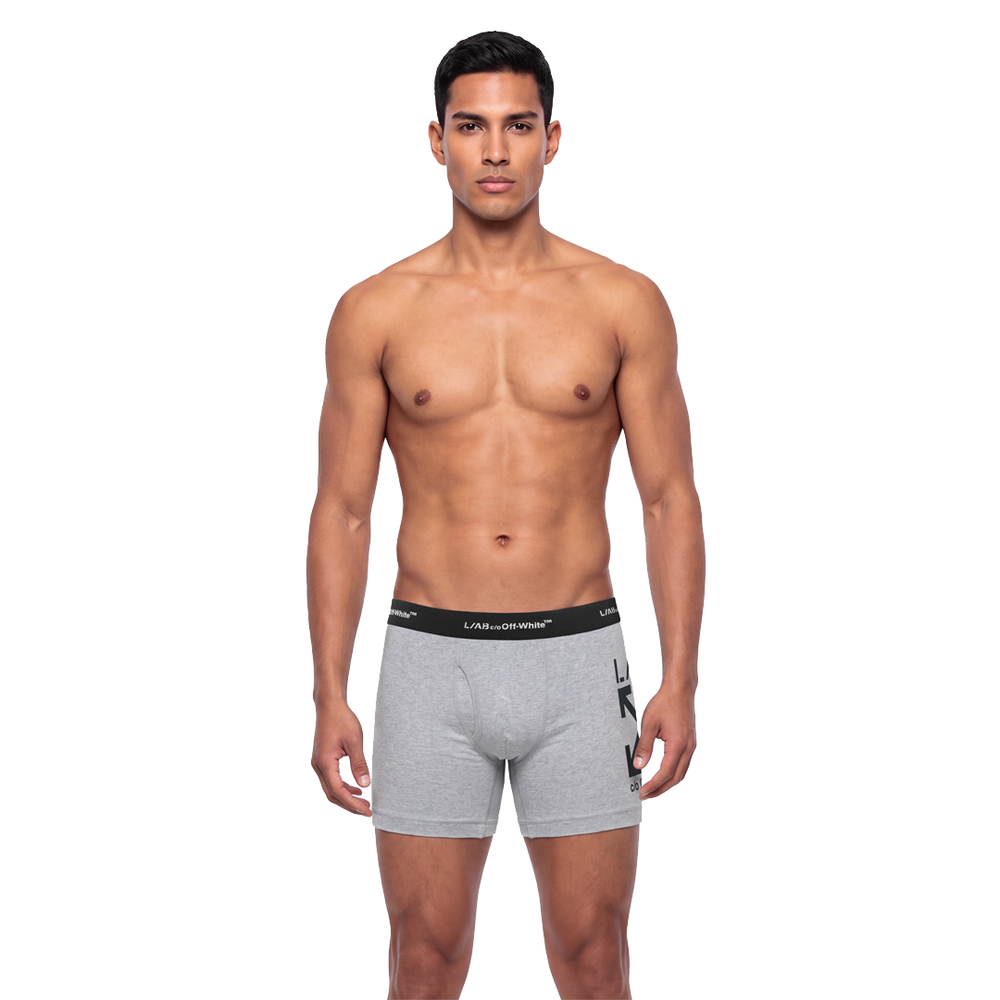 HORIZONTAL REPEAT BIG ARROW 6-INCH BOXER BRIEFS WITH FLY-3 PACK MULTI