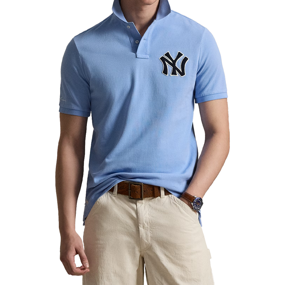 YANKEES POLO SHIRT BLUE LAGOON